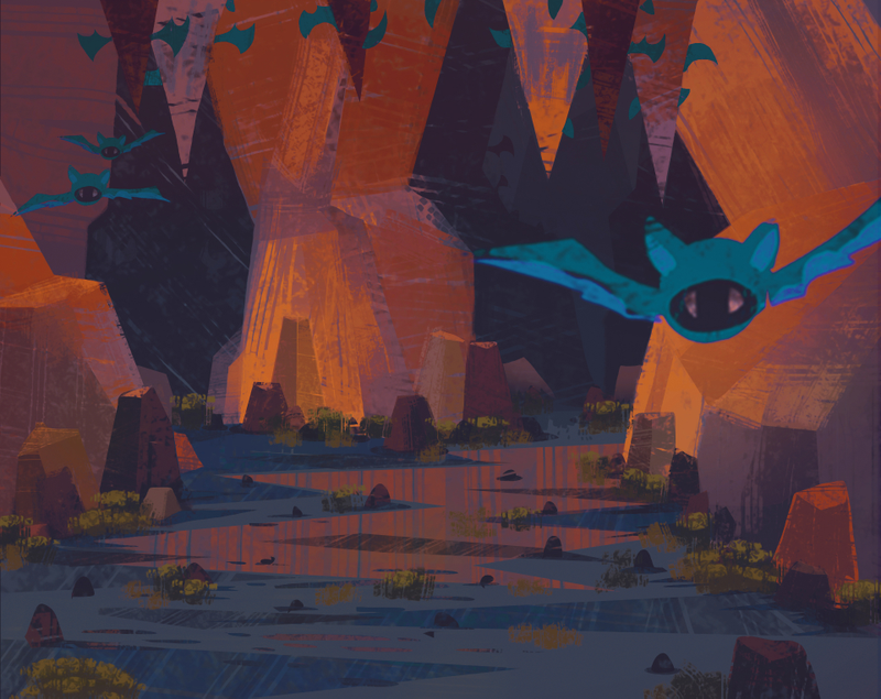 Illustration for article titled Beautiful Paintings Of Pokemon's Kanto Region